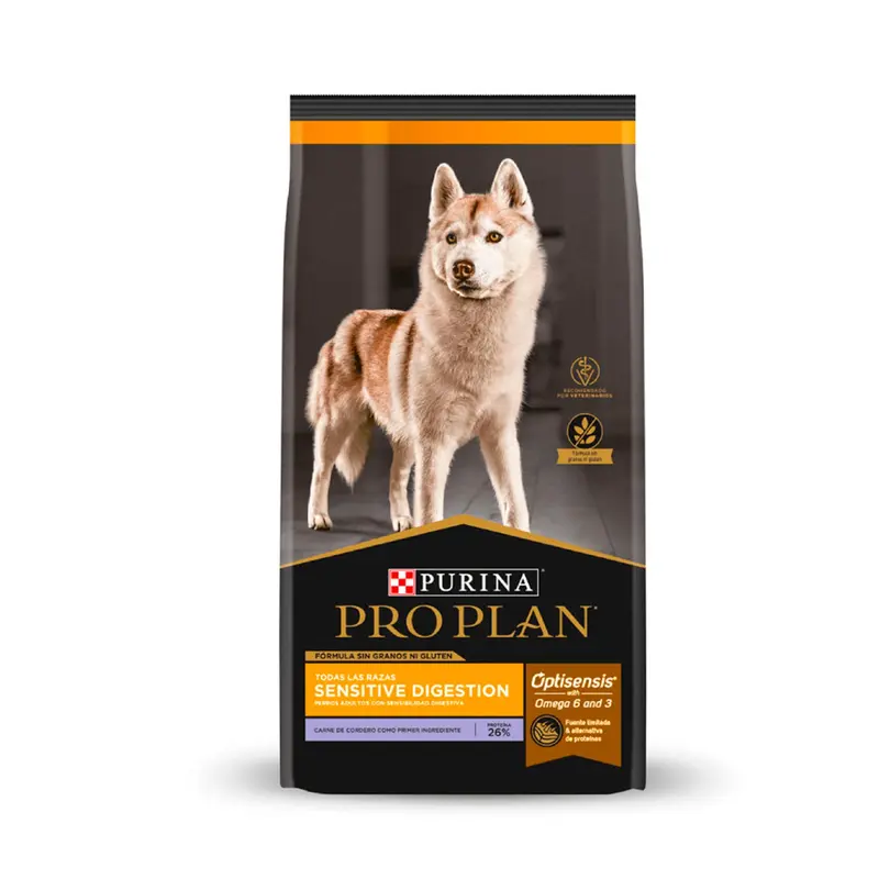 Alimento Para Perro Pro Plan Adulto Digestion Sensible  Cordero