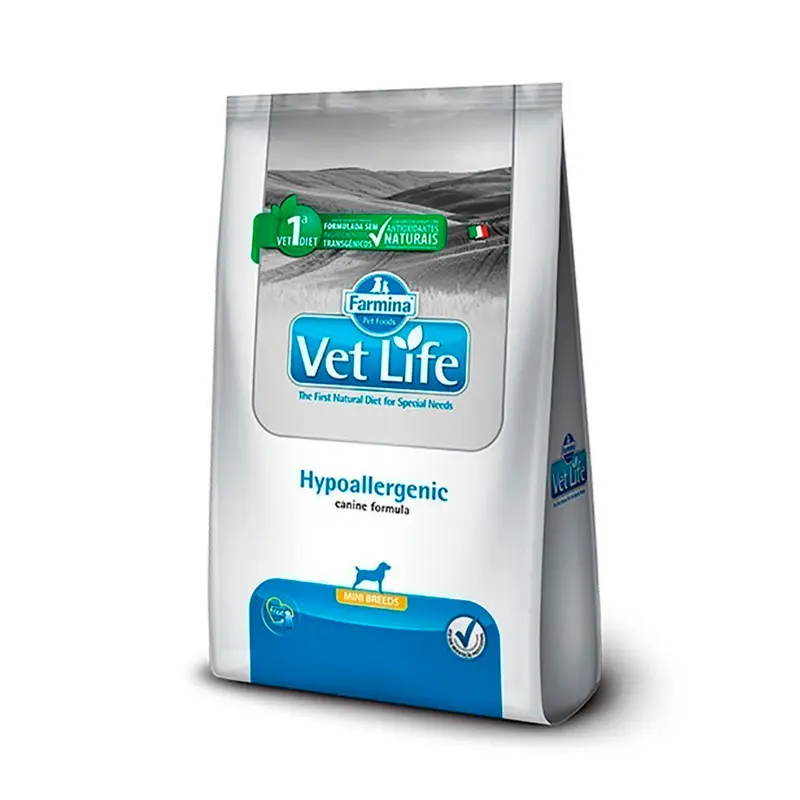 Alimento Para Perro Vetlife Hypoallergenic Mini Breeds