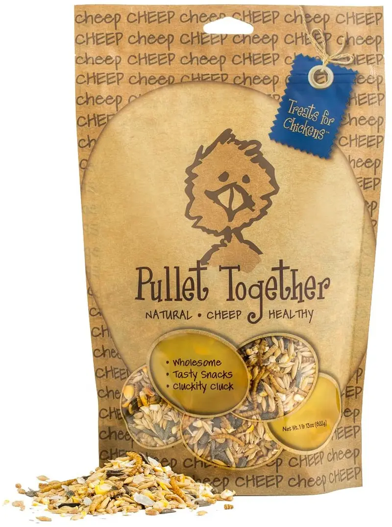 Alimento para pollos non-gmo pullet juntos – Saludable Treat, Bolsa