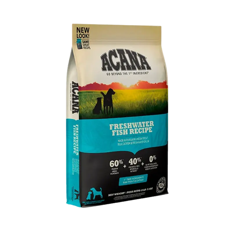 Alimento Seco Acana Fresh Water Fish para Perro Adulto y Cachorro