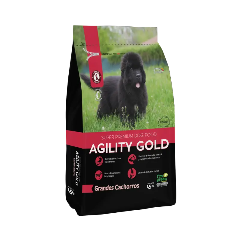 Alimento Seco Agility Gold para Cachorros de Razas Grandes