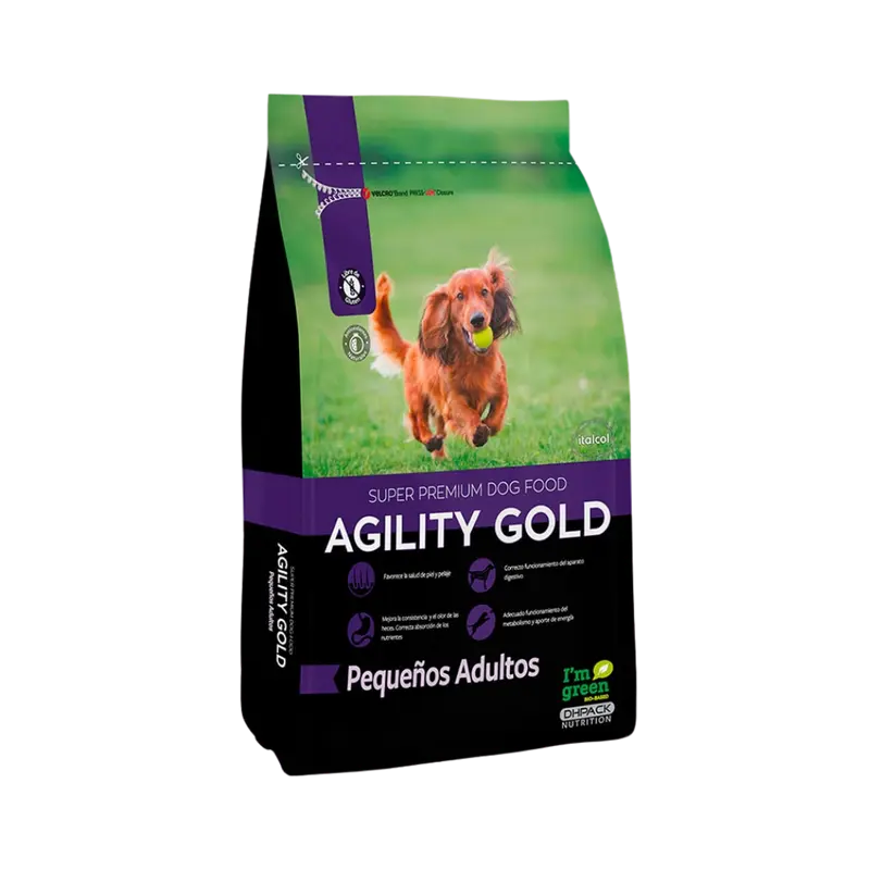 Alimento Seco Agility Gold para Perros Adultos de Razas Pequeñas
