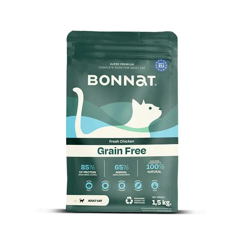 Alimento Seco Bonnat Grain Free Feline Adult - Pollo