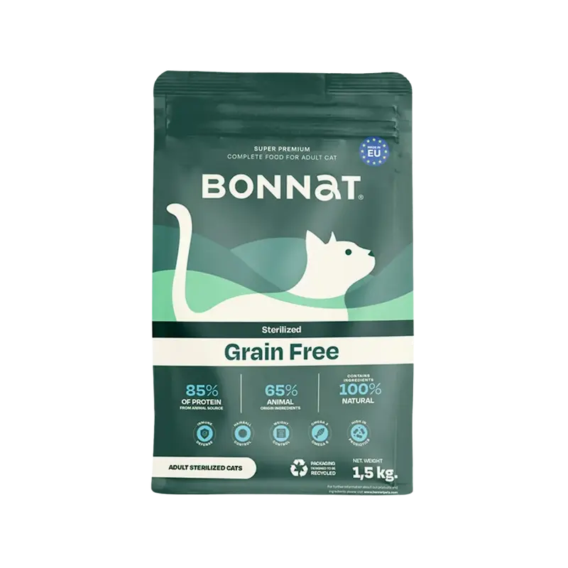 Alimento Seco Bonnat Grain Free Feline Sterilized