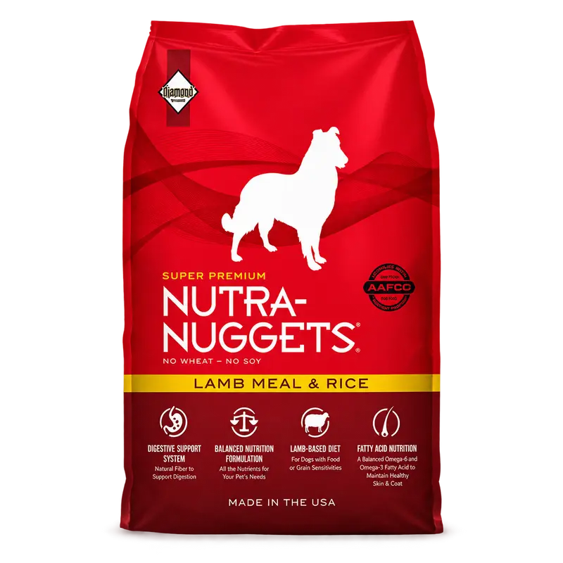 Alimento Seco Nutra Nuggets Cordero y Arroz para Perro