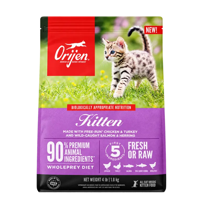 Alimento Seco Orijen Kitten para Gatos Cachorros