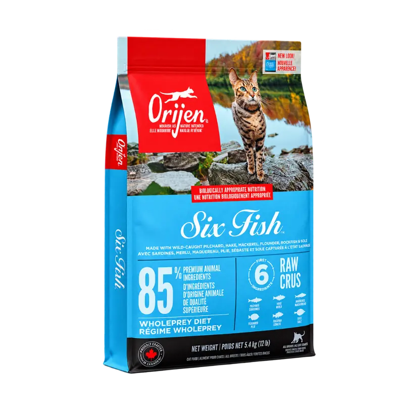 Alimento Seco Orijen Six Fish para Gatos Adulto