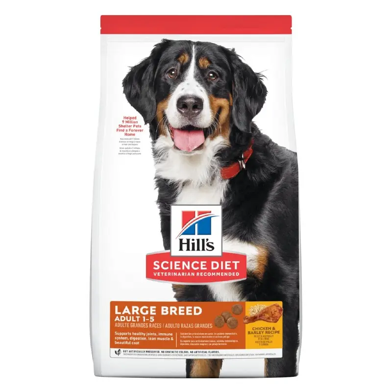 Alimento Seco Para Perros Hills Science Diet Raza Grande 15.5 LB