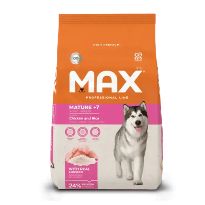 Alimento Seco Total Max Mature + 7 Pollo y Arroz para Perro