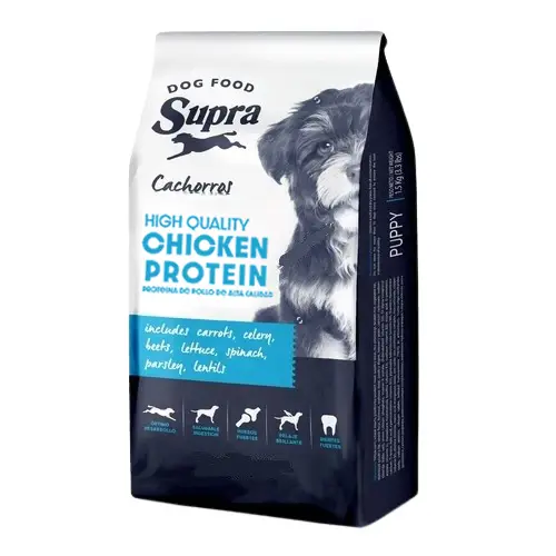 Alimento Supra para Cachorro Sabor Pollo 10 Kg