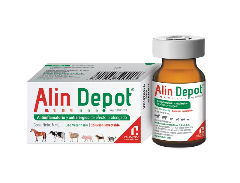 Alin Depot Inyectable Frasco ámpula con 6 ml Temporalmente Agotado