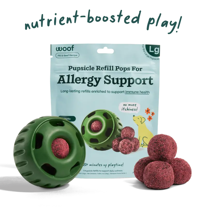 Allergy & Immunity Pops para Perros | Refuerzo Inmunológico de Woof