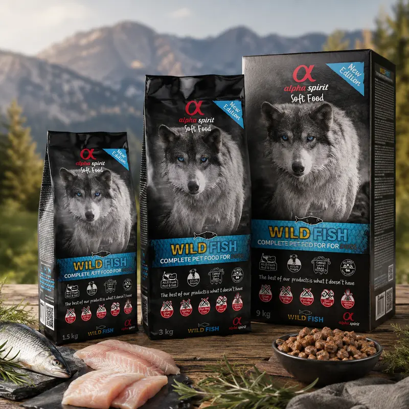 Alpha Spirit Semi-Húmedo Wild Fish