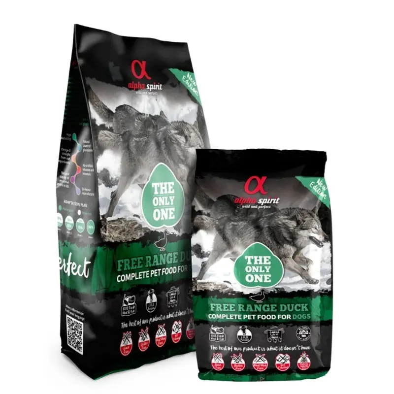 Alpha Spirit The Only One Free Range Duck pienso para perros