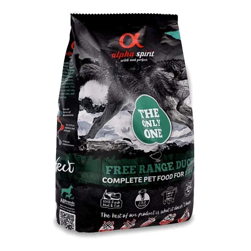 Alpha Spirit The Only One Free Range Duck pienso para perros