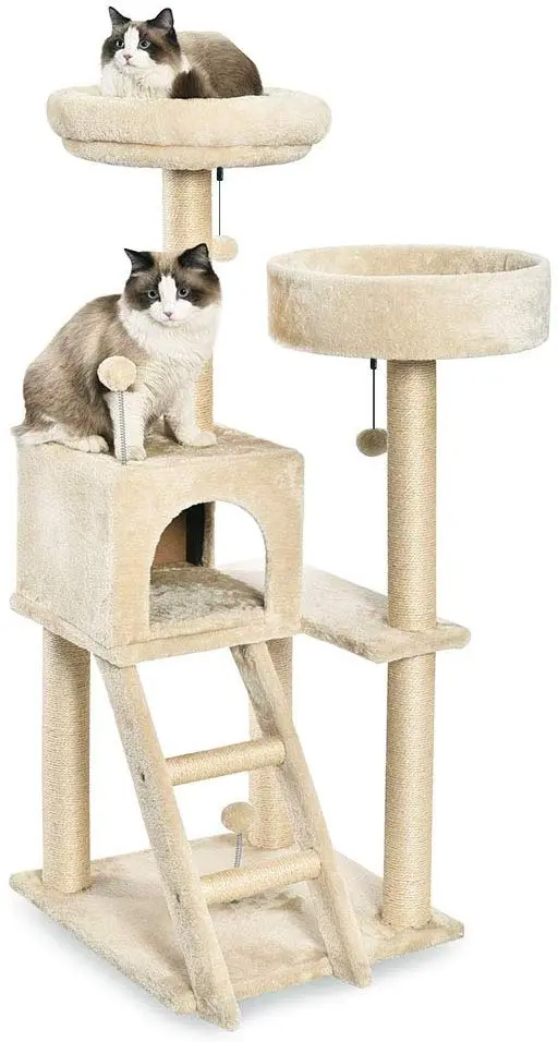 AmazonBasics - Árbol de gato con plataforma, tamaño extragrande