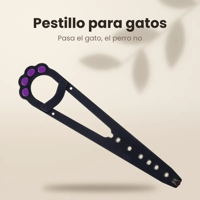 AMIKART Pestillo de Puerta para Gatos - Pasa el Gato, el Perro No