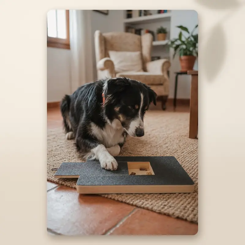 AMIKART Tabla Rascadora para Perros - Se Lima las Uñas Solo, con Caja de Premios