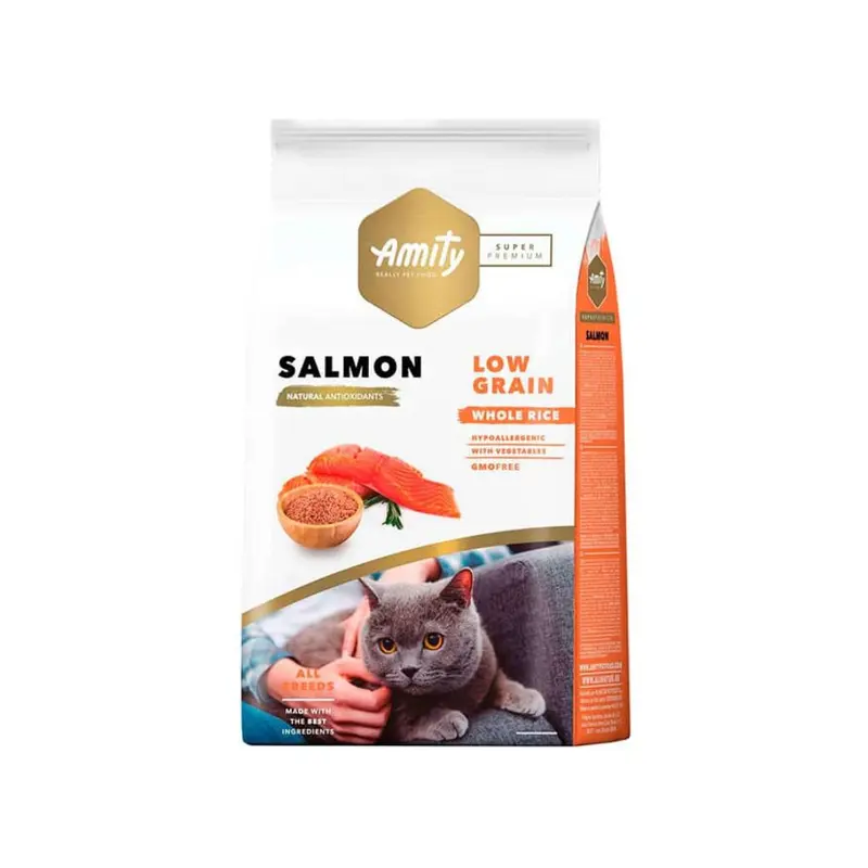 Amity Low Grain Salmon Adult Cat