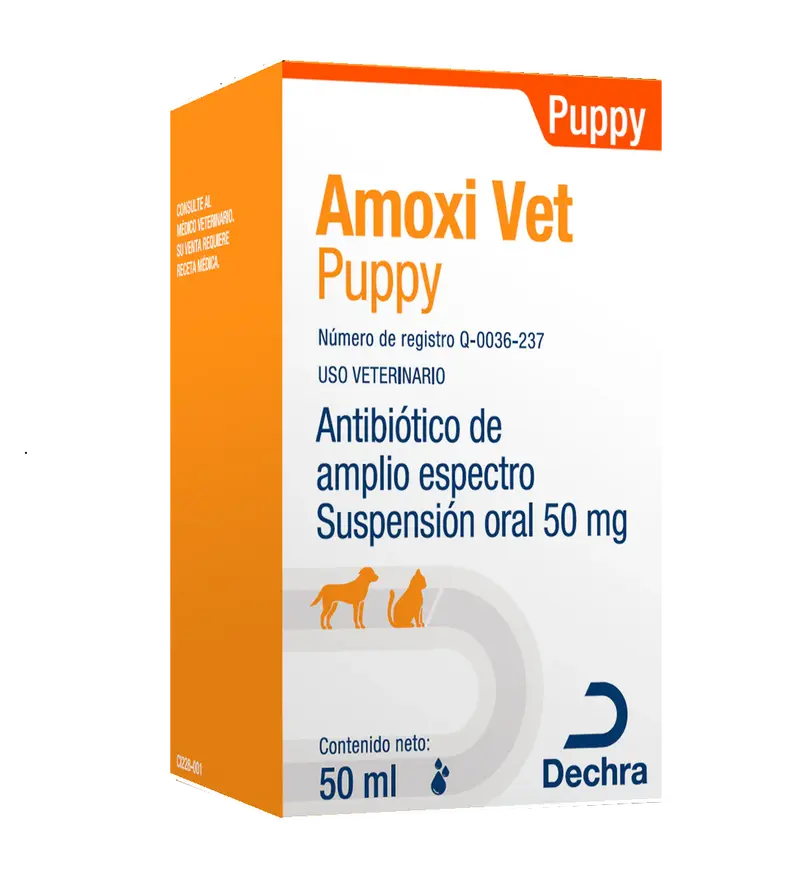 Amoxi Vet Puppy 50 mg frasco 50 ml ( Amoxivet )