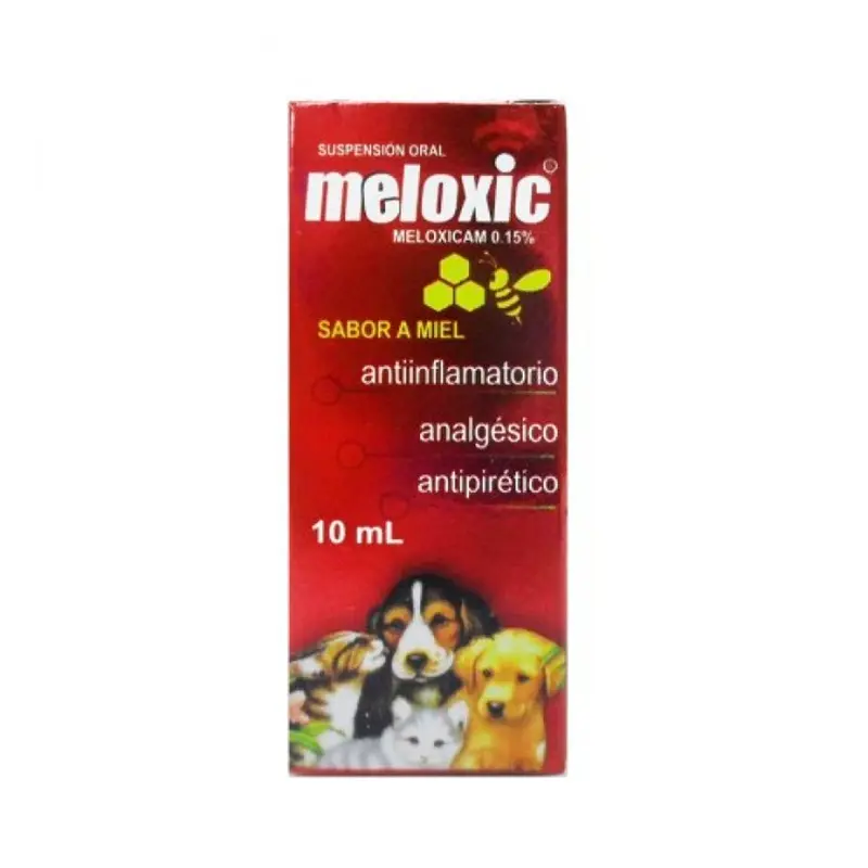 Analgésico Perros y Gatos Meloxic Suspensión Oral 10 Ml