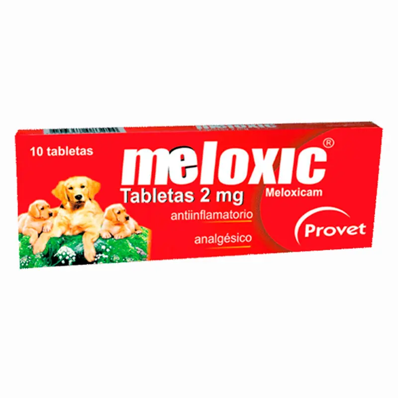 Analgésicos y Antiinflamatorio Perros y Gatos Meloxic Tableta 2Mg