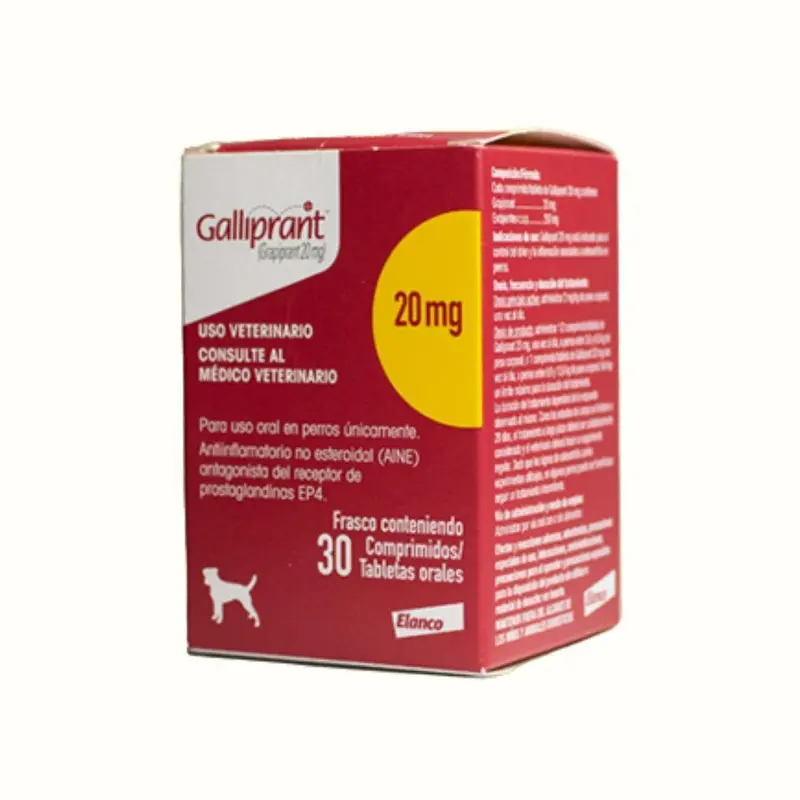 Anti-inflamatorio Galliprant 20 mg Comprimidos para Perros