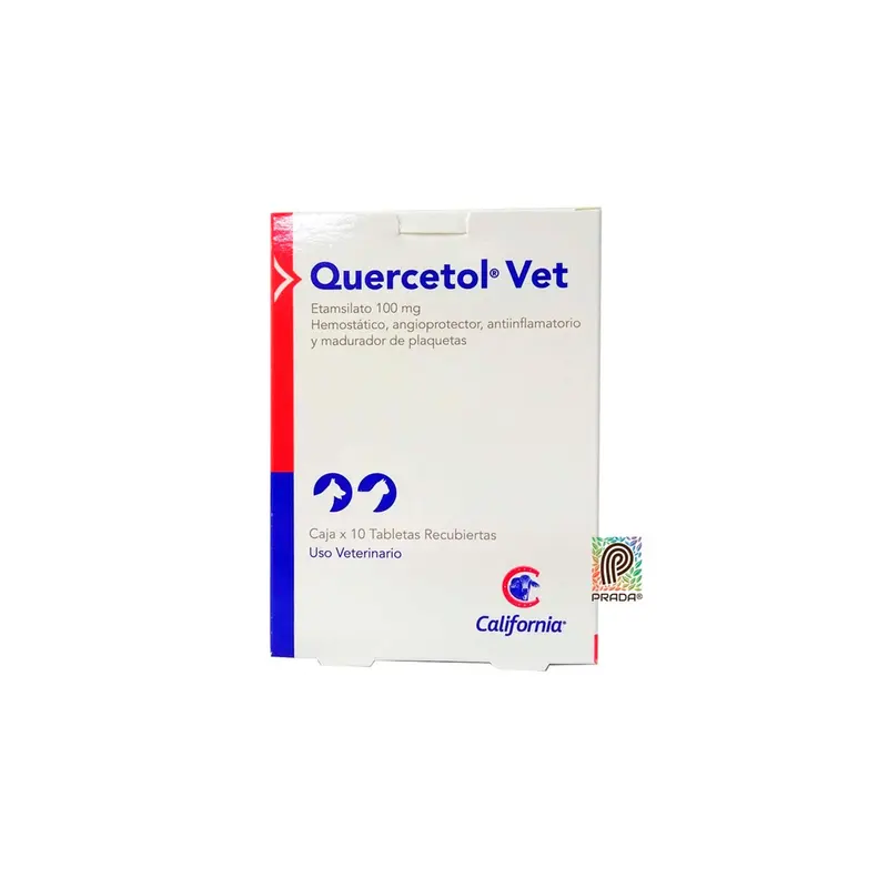 Antibiotico Perros y Gatos Quercetol Tab 100 Mg X 10 Und