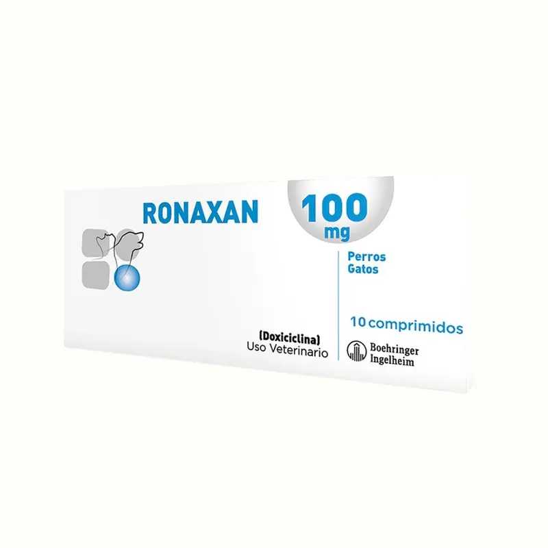 Antibiótico Ronaxan SV 100 mg Comprimidos para Perros y Gatos