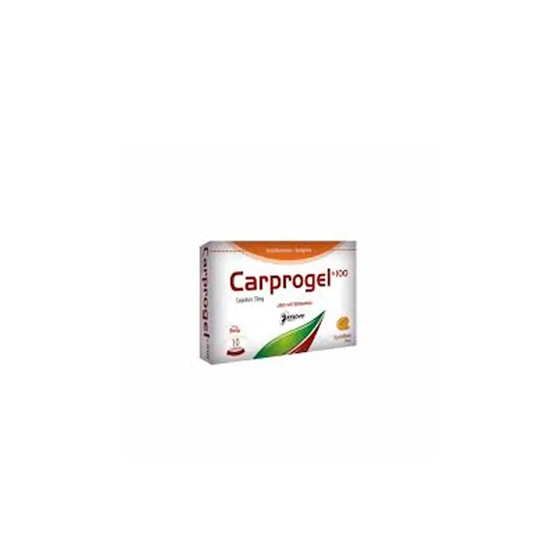 Antinflamatorio Perro Carprogel 100Mg Cap X 10 Und