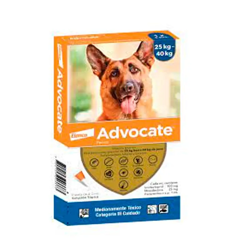 Antiparasitario Advocate Para Perro 25Kg A 40 Kg 4.0 Ml