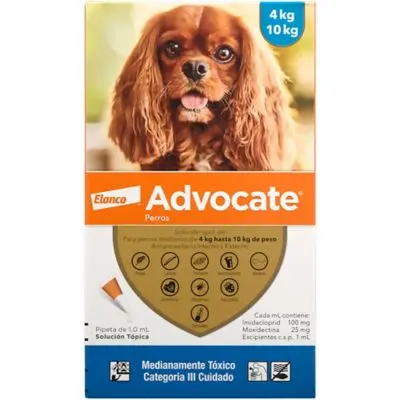 Antiparasitario Advocate Para Perro 4 A 10 Kg