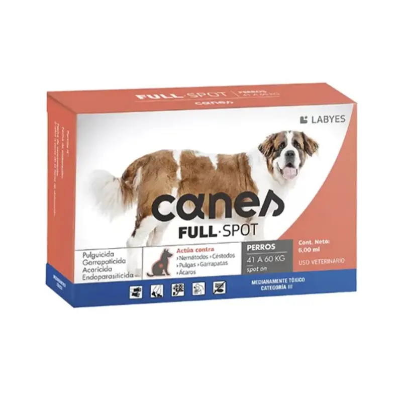 Antiparasitario Canes Full Spot 41 - 60 Kg para Perro