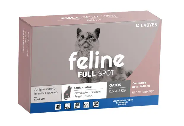 Antiparasitario Feline Fullspot 0,5-2 kg