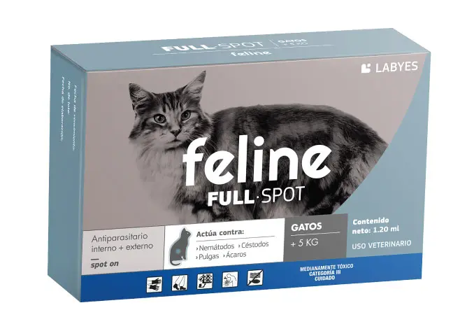 Antiparasitario Feline Fullspot +5 kg