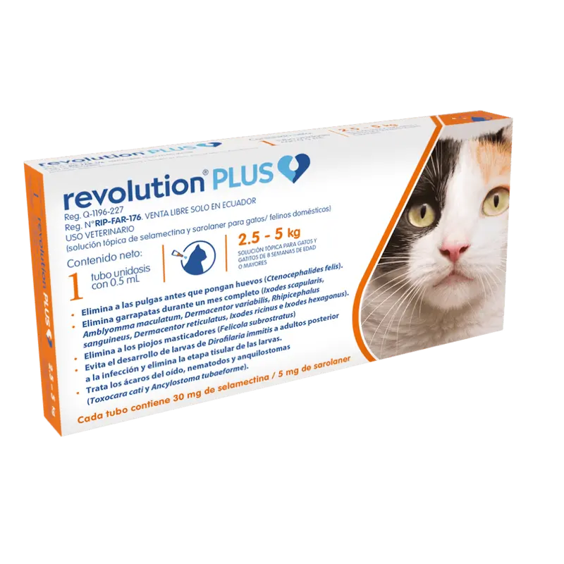 Antiparasitario para Gato Revolution Plus 0.5 ml