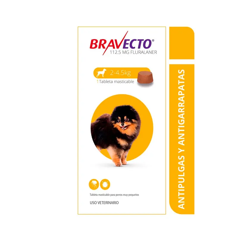 Antiparasitario Perro Bravecto 2 A 4Kl