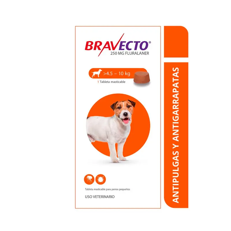 Antiparasitario Perro Bravecto 4.5 A 10Kl