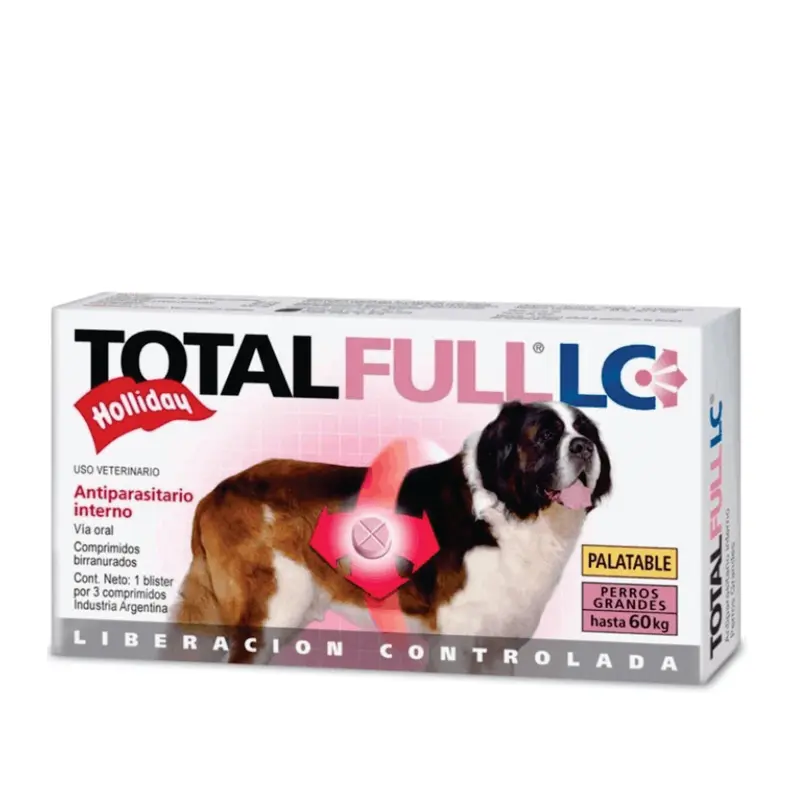 Antiparasitario Perro Grande Total Flc 3 Comprimidos