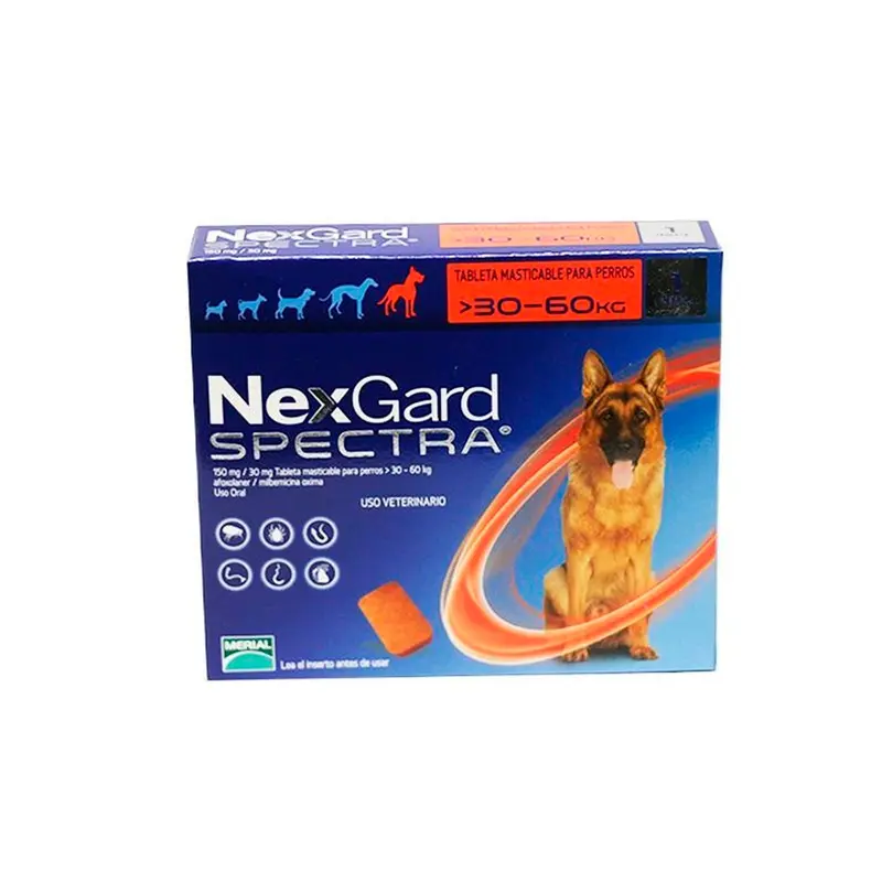 Antiparasitario Perro  Nexgard Spectra Antipulgas