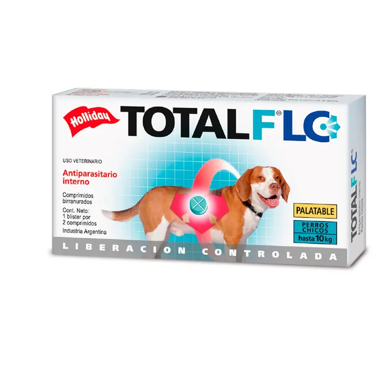 Antiparasitario Perro Pequeño Total Flc 2 Comprimidos