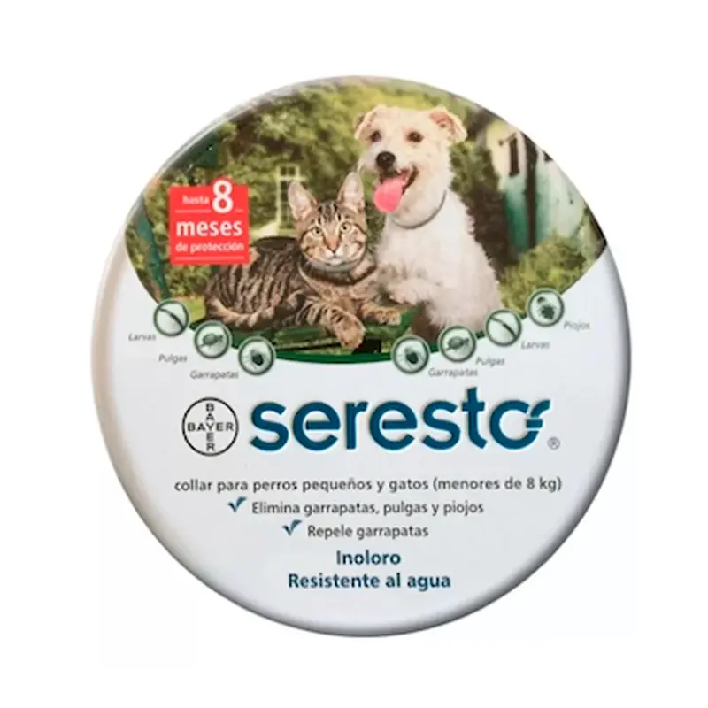 Antiparasitario Perro Seresto Collar Perros Hasta 8Kl Pyg
