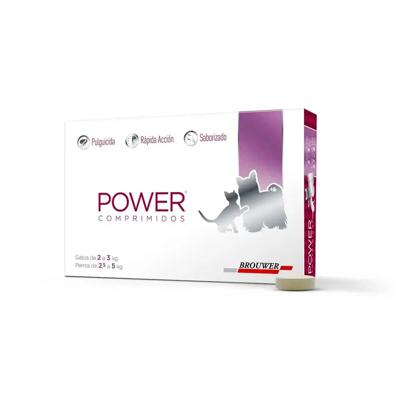 Antiparasitario Power 1 Tab. (Gato 2-3 kg / Perro 2.5-5 kg)