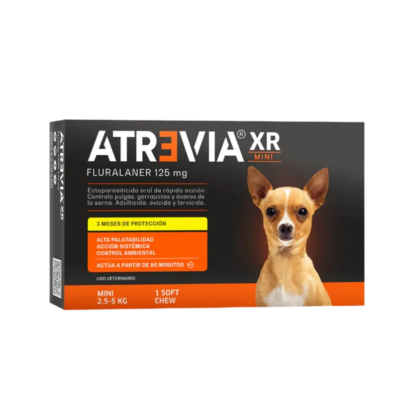 Antipulgas y Antigarrapatas Atrevia XR 2.5 - 4.5 Kg para Perros