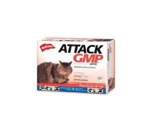 Antipulgas Y Garrapatas Gato Attack Gmp 0.75 Ml (5 - 10 Kl)