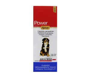 Antipulgas Y Garrapatas Para Perro Power Spray X 100 Ml