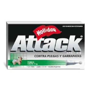 Antipulgas Y Garrapatas Perro Attack De 0 A 5 Kilos