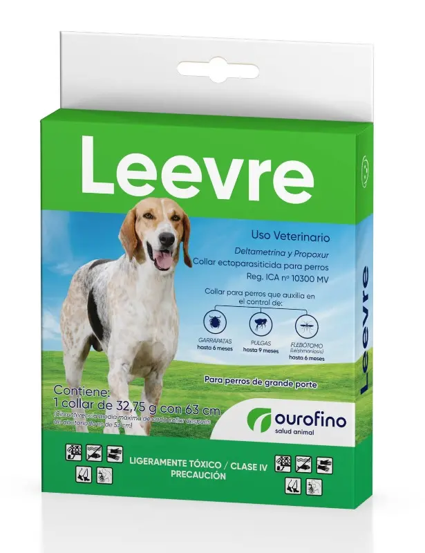 Antipulgas Y Garrapatas Perro Collar Ectositos Leevre X63Cm