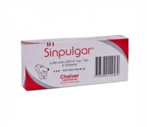 Antipulgas Y Garrapatas Perro Sinpulgar 409.8 Mg X 6 Tab