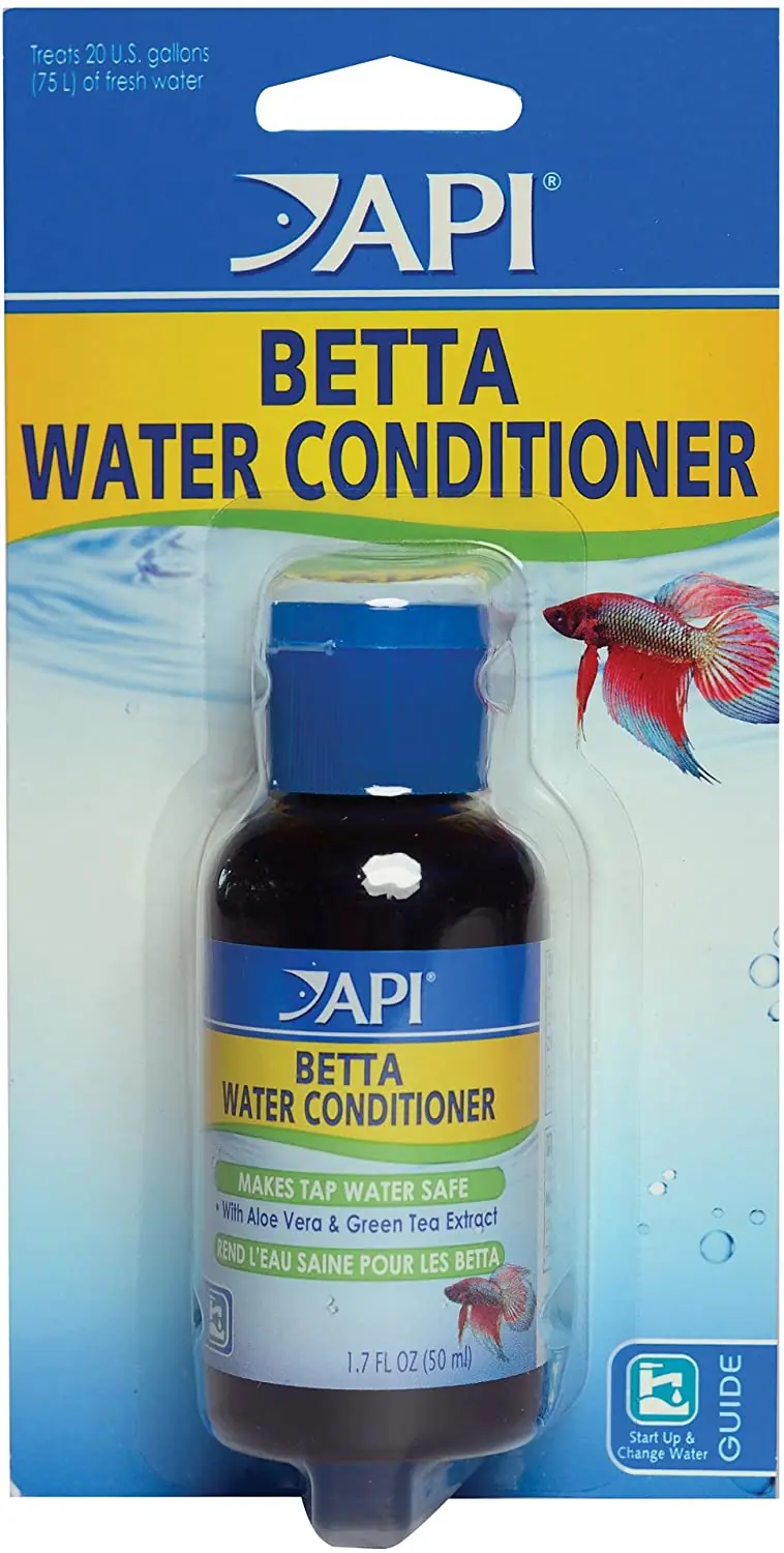 API Betta acondicionador de agua Betta Fish agua dulce acuario botella de 1.7 onzas, Betta Water Cond, 1.7 oz